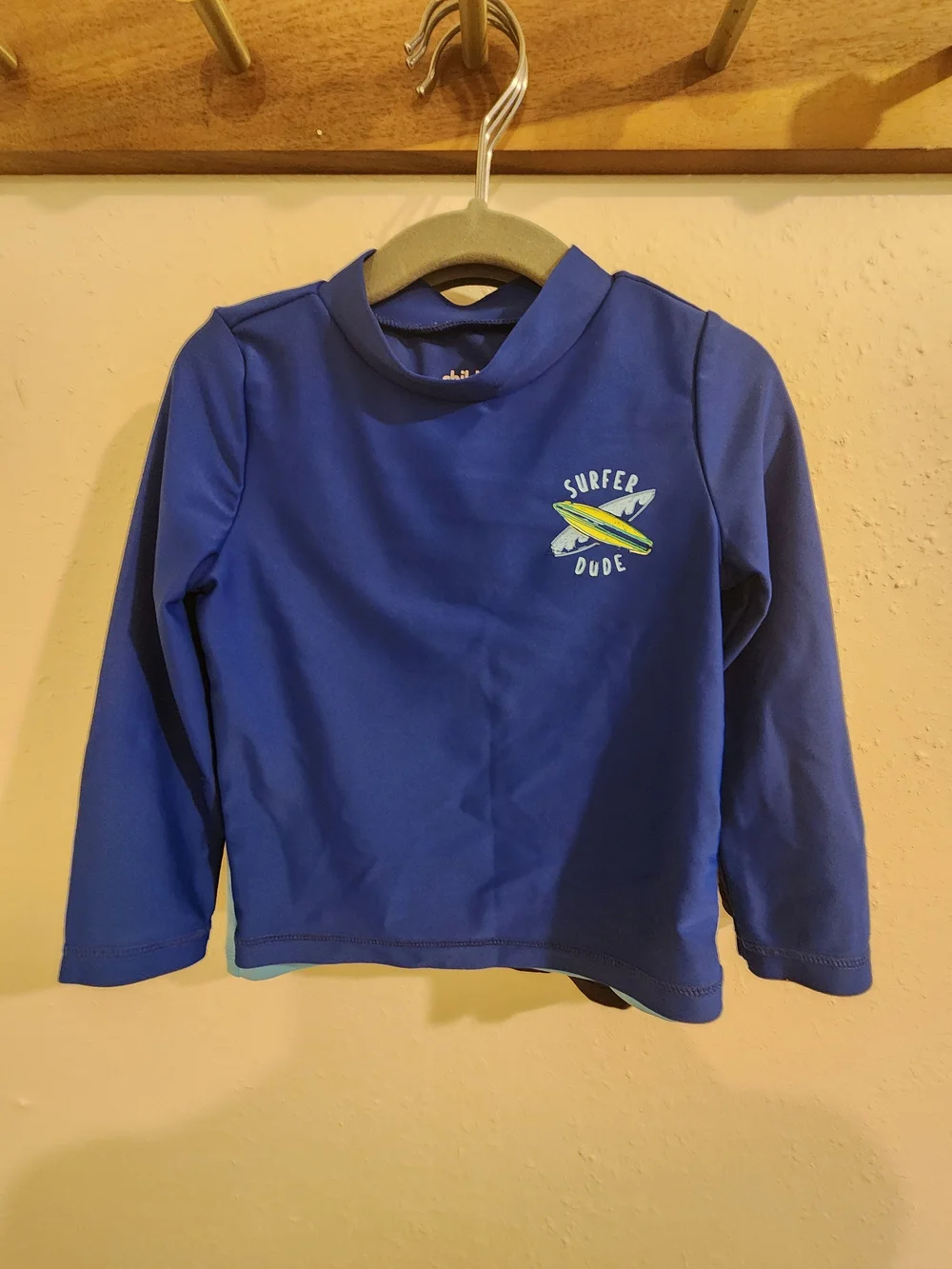 2t Long Sleeve Rashguard Navy, Royal Blue, Light Blue Cat & Jack Carters Lot